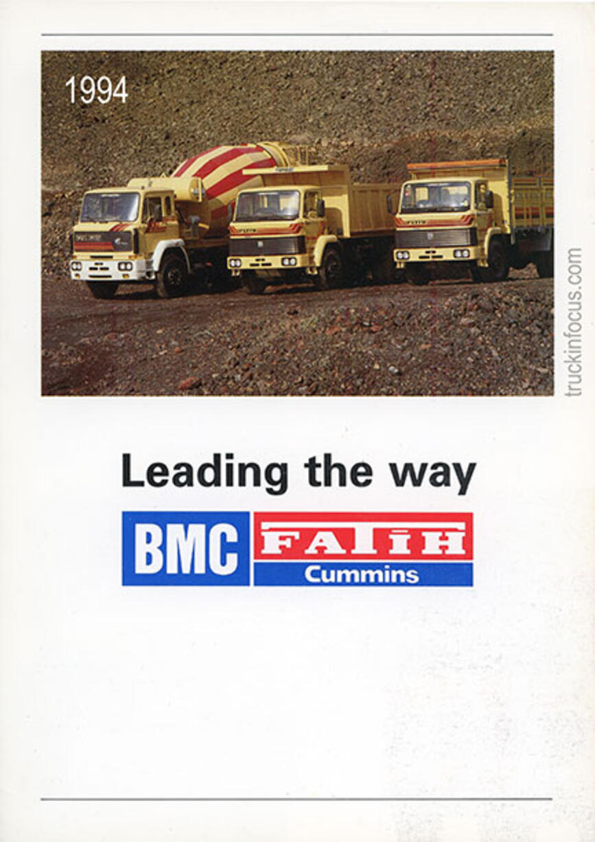 Titelseite eines englischsprachigen BMC-Prospekts (TR) von 1994