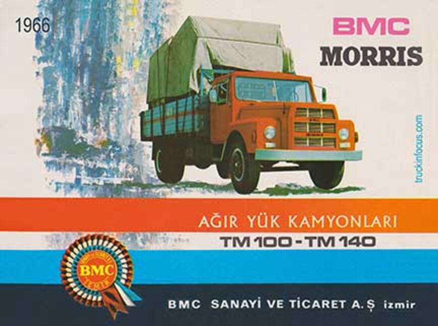 Front page of a Turkish-language BMC brochure (TR) from 1966