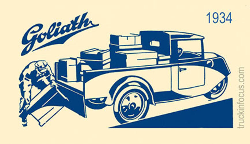 Borgward (Goliath) illustration from 1934 Borgward (Goliath) illustration from 1934