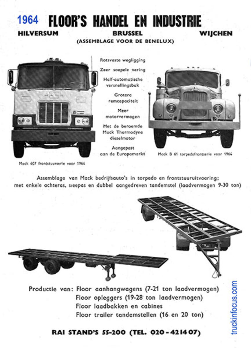 Niederländischsprachige FTF-Anzeige von 1964