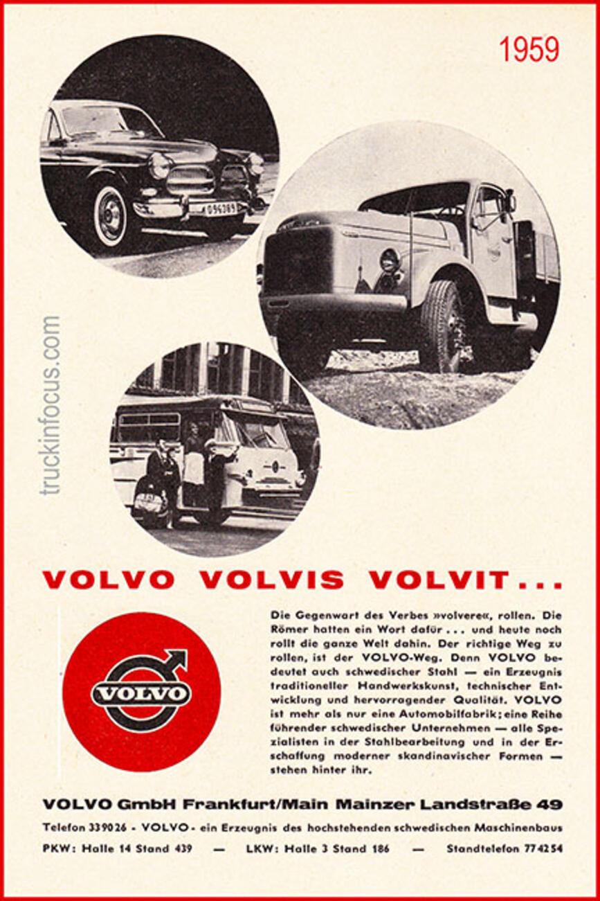 Volvo-Anzeige von 1959