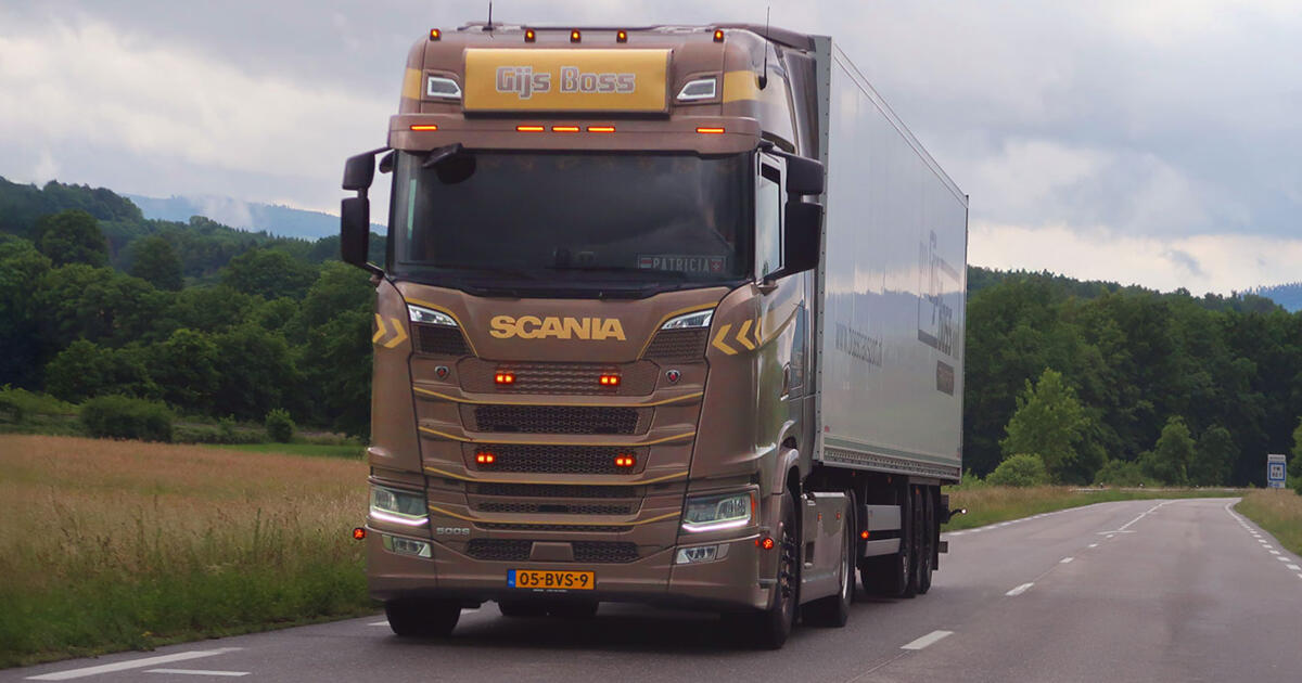 Scania 2016 Rear View Scania S from 2016 :: truckinfocus.com