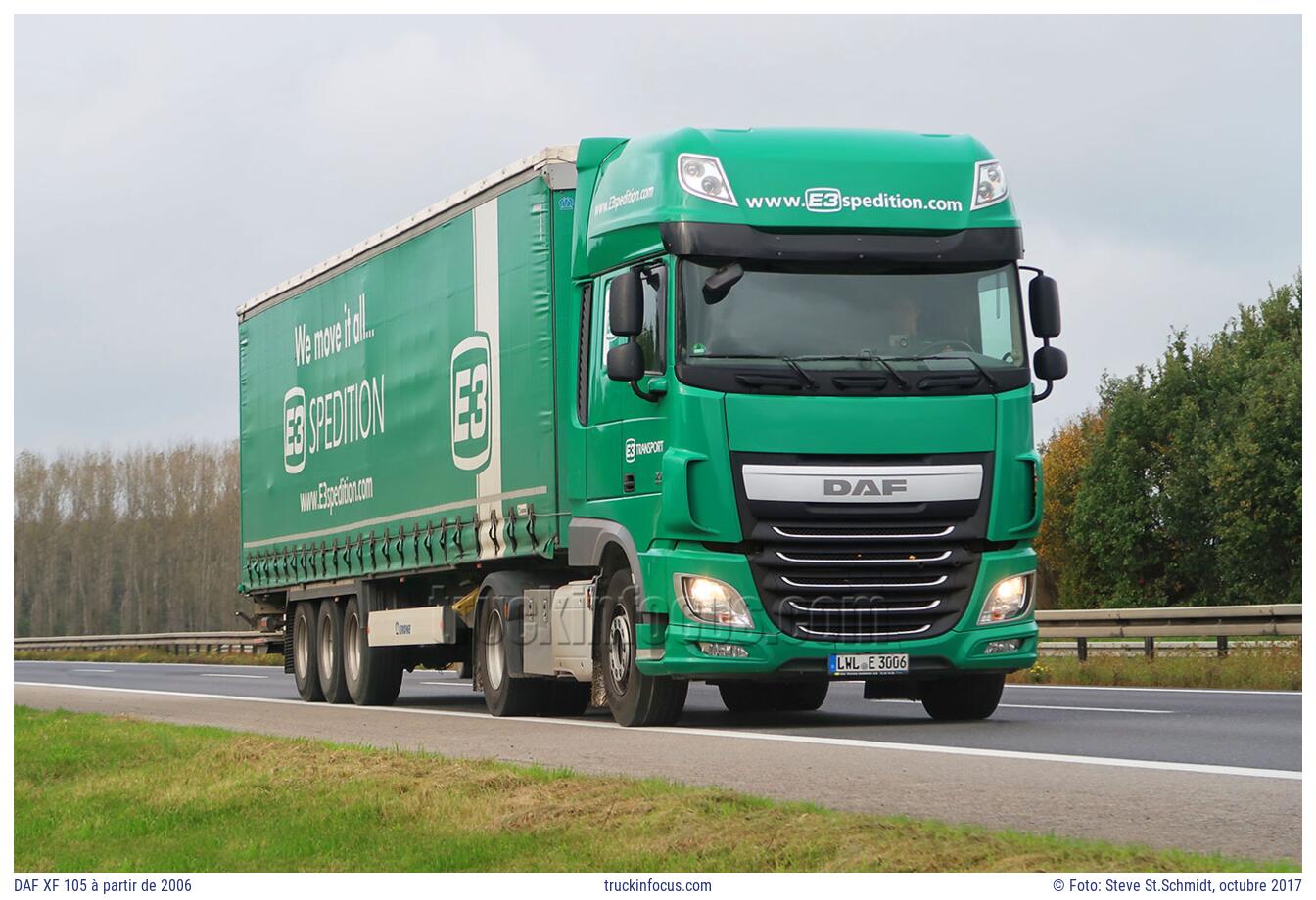 DAF XF 105 à partir de 2006 Foto octubre 2017