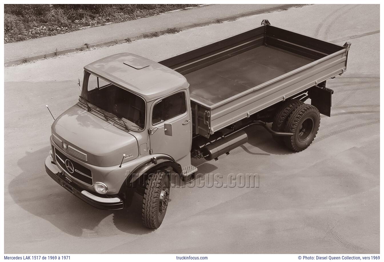 Mercedes LAK 1517 de 1969 à 1971 Photo vers 1969