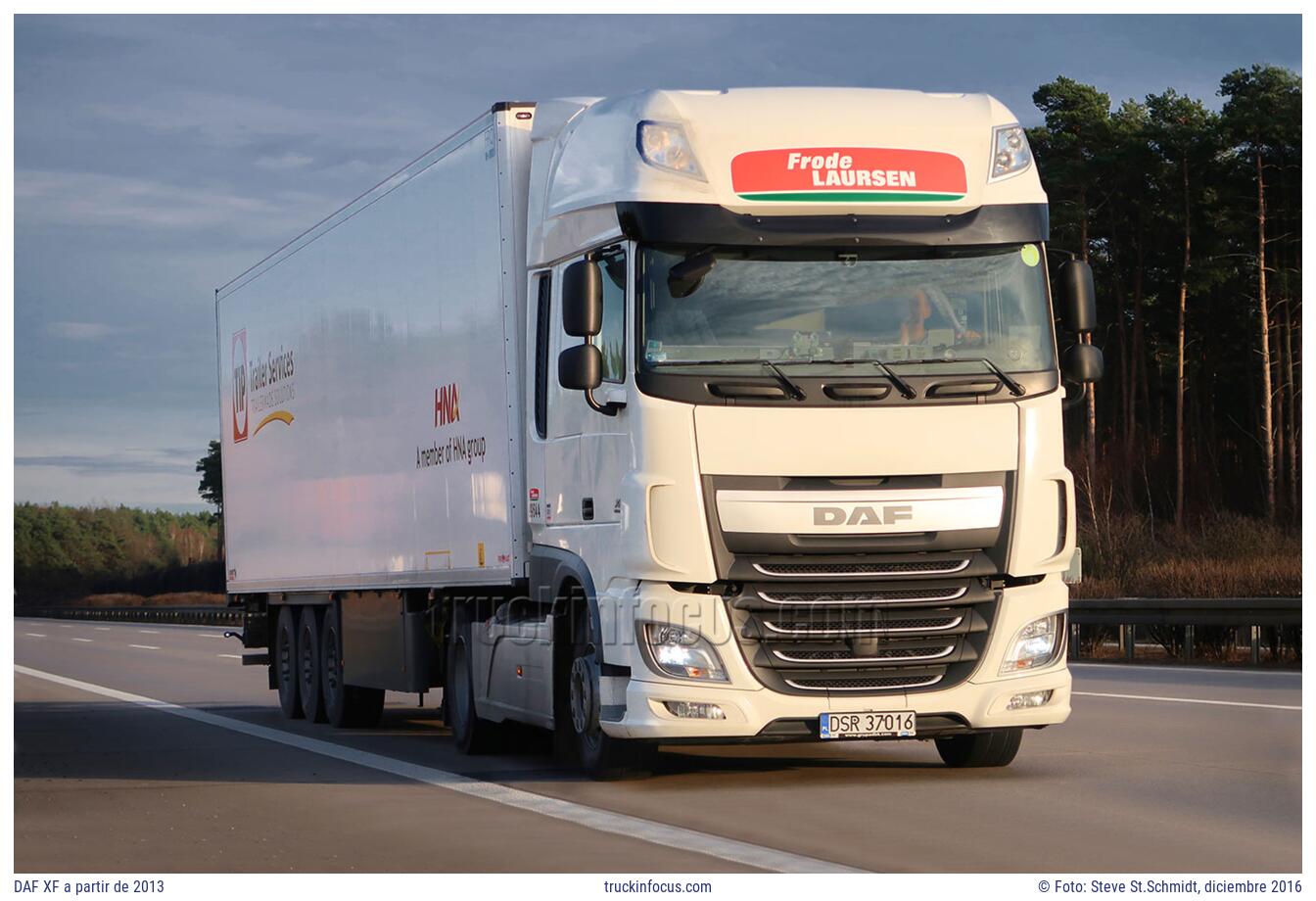 DAF XF a partir de 2013 Foto diciembre 2016