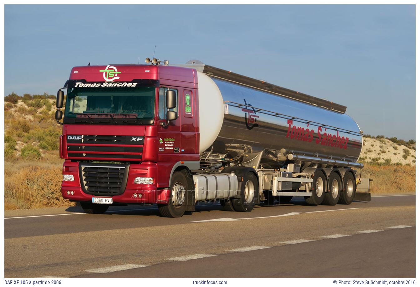 DAF XF 105 à partir de 2006 Photo octobre 2016