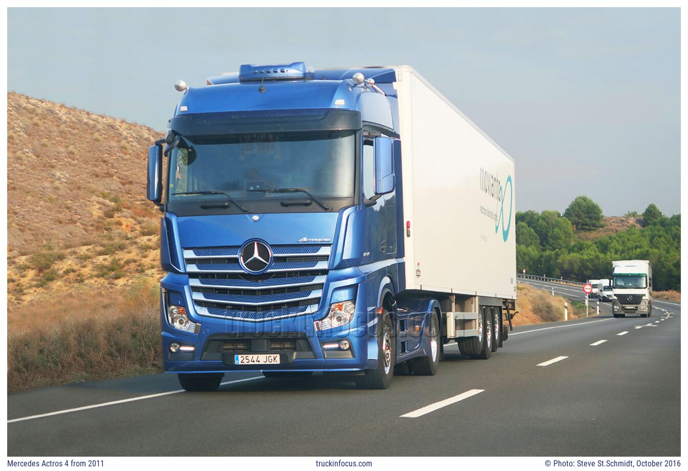 Mercedes Actros 4 from 2011 Photo October 2016