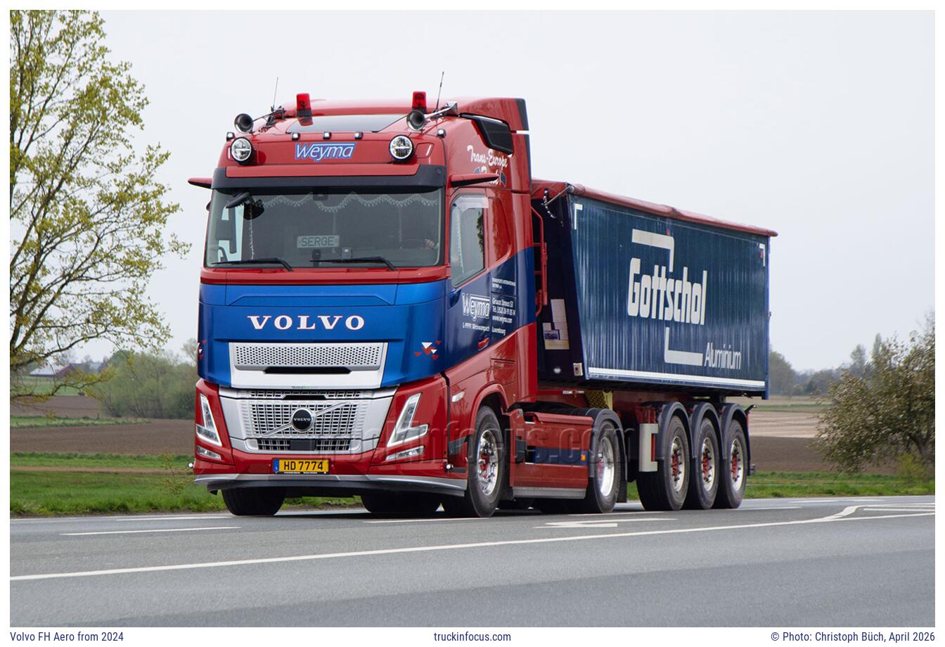 Volvo FH Aero from 2024 Photo April 2026