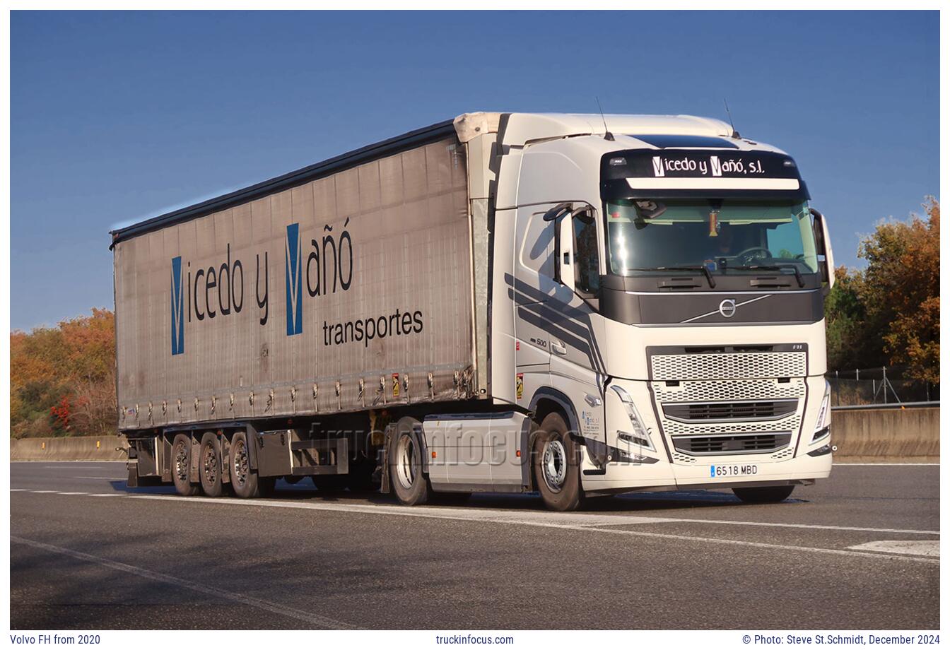 Volvo FH from 2020 Photo December 2024