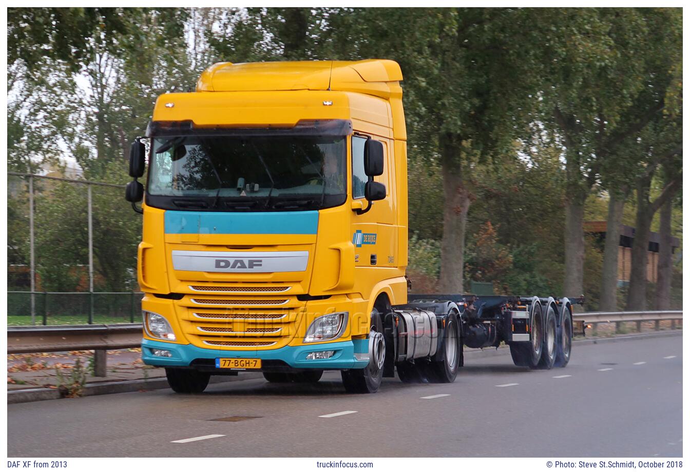 DAF XF from 2013 Photo October 2018