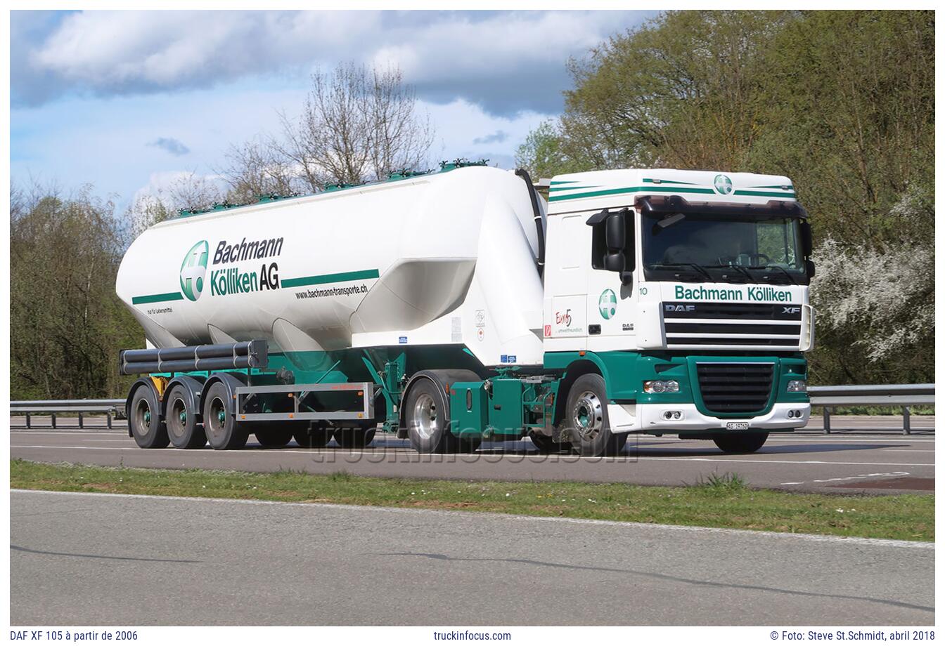 DAF XF 105 à partir de 2006 Foto abril 2018
