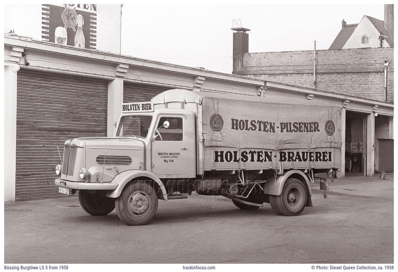 Büssing Burglöwe LS 5 from 1958 Photo ca. 1958