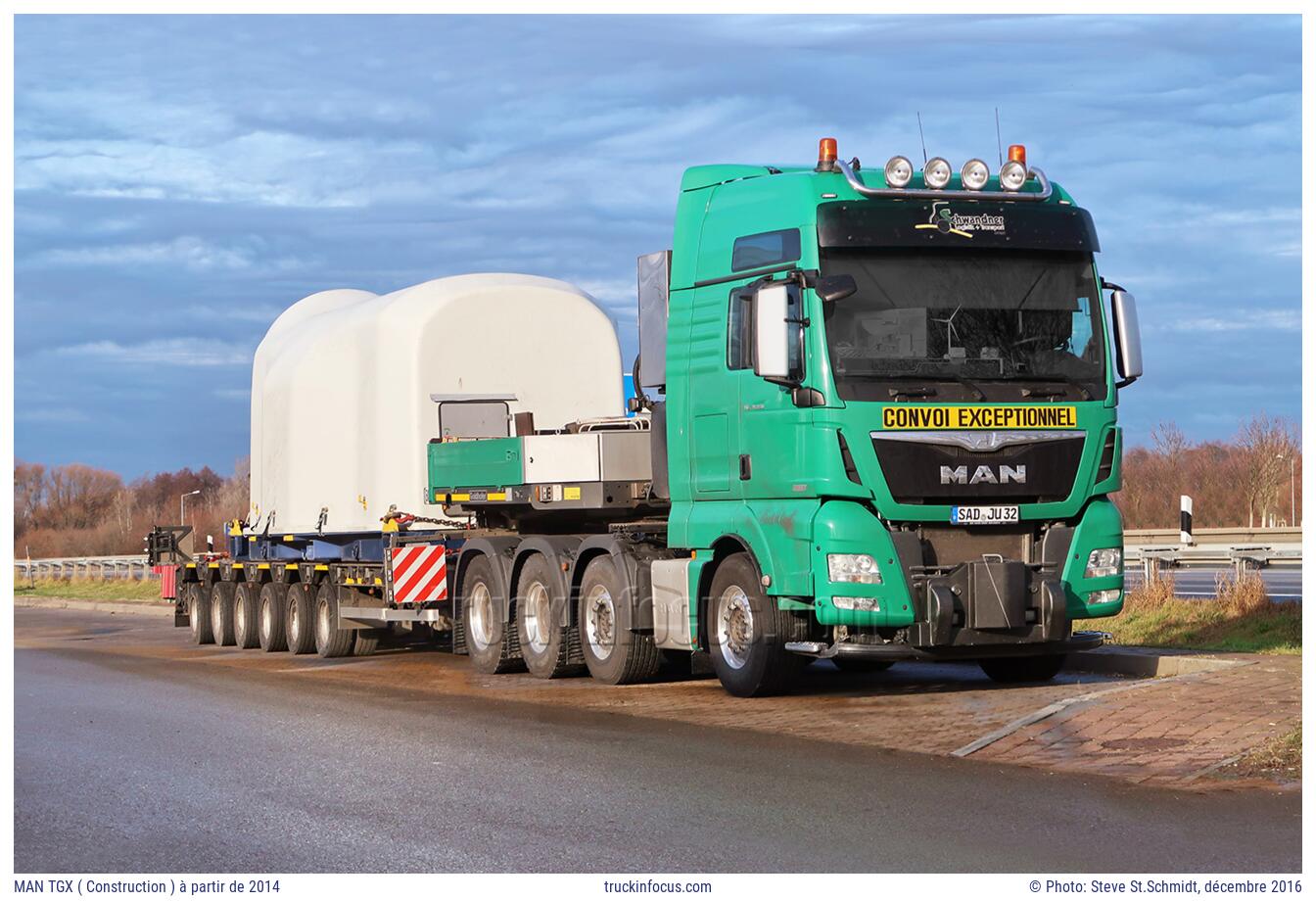 MAN TGX ( Construction ) à partir de 2014 Photo décembre 2016