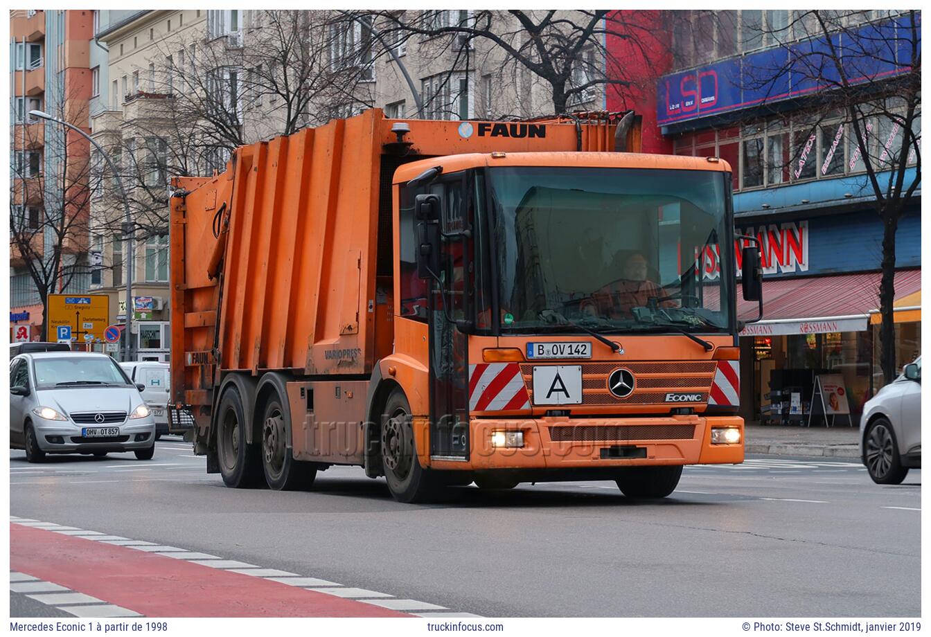 Mercedes Econic 1 à partir de 1998 Photo janvier 2019