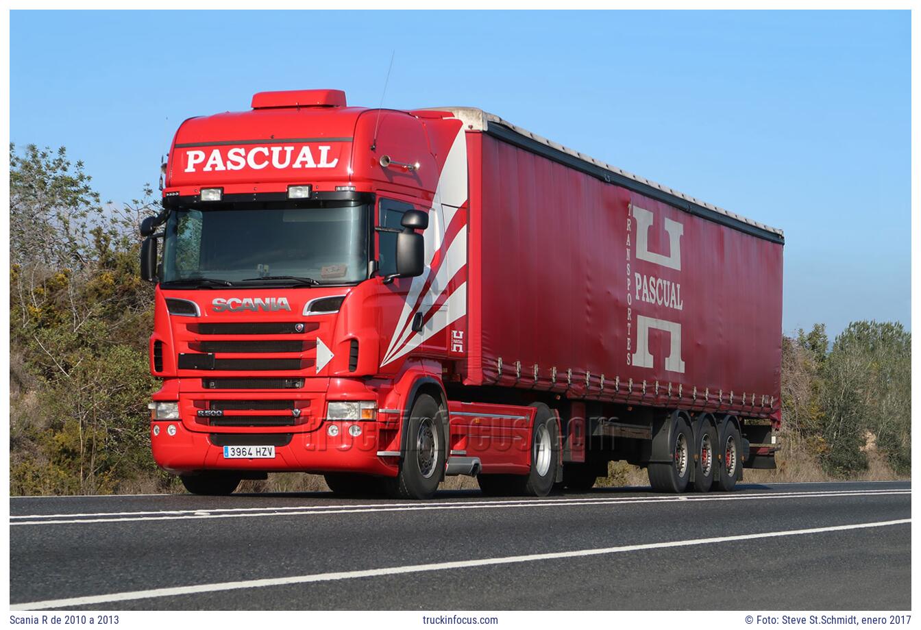 Scania R de 2010 a 2013 Foto enero 2017