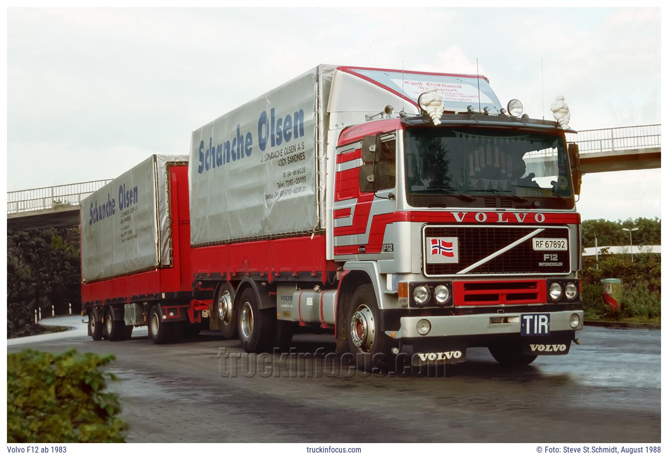 Volvo F12 ab 1983 Foto August 1988