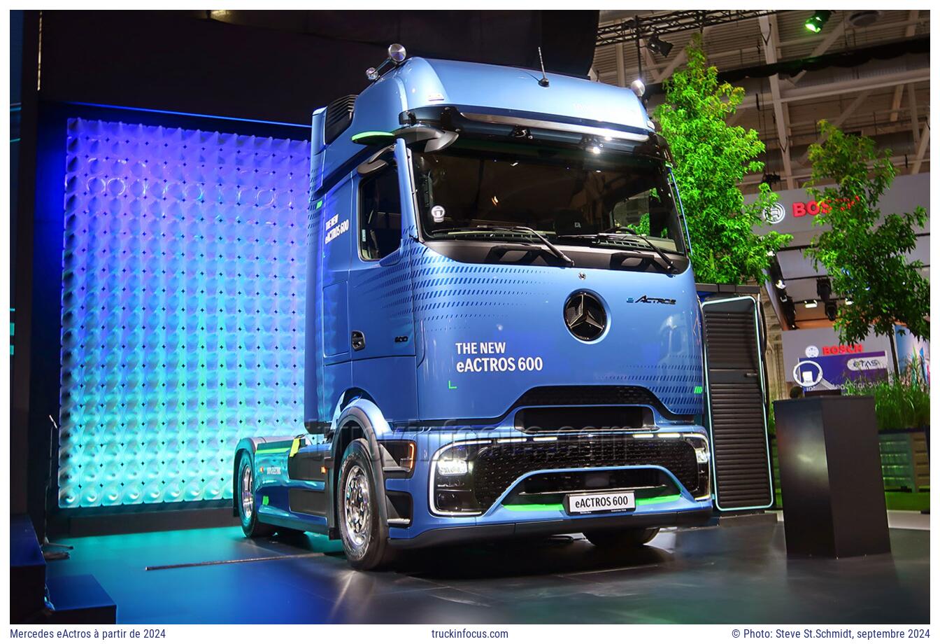 Mercedes eActros à partir de 2024 Photo septembre 2024