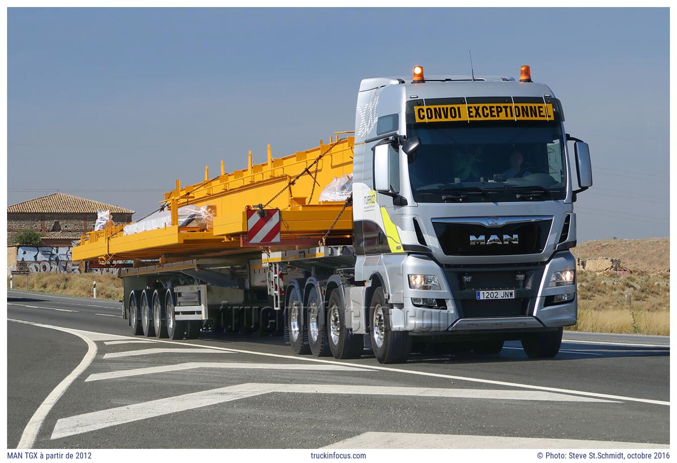 MAN TGX à partir de 2012 Photo octobre 2016