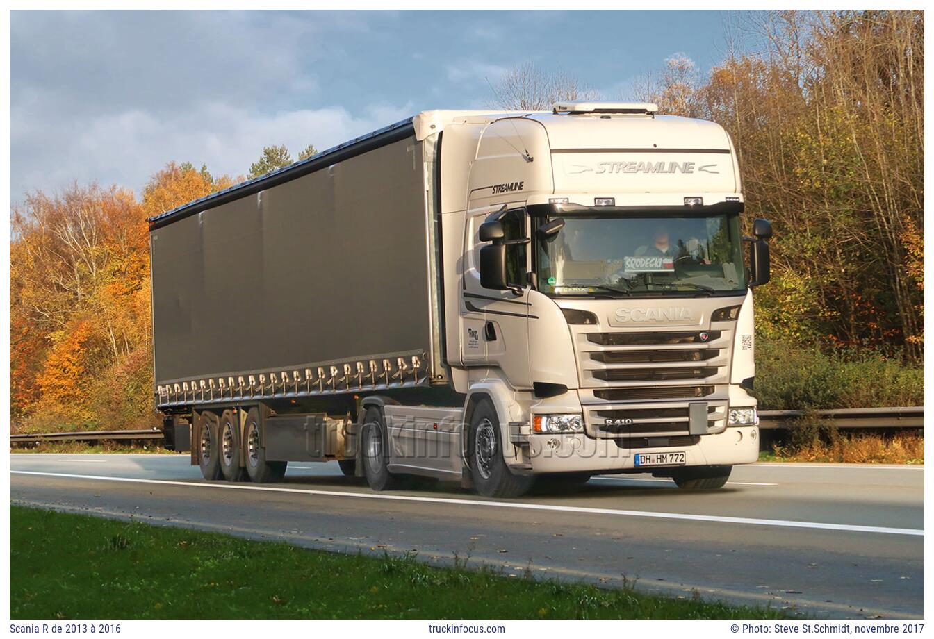 Scania R de 2013 à 2016 Photo novembre 2017