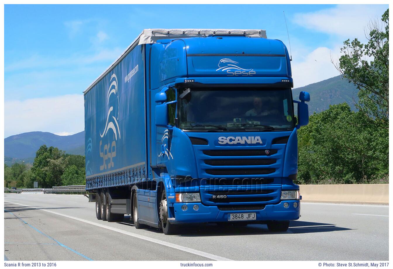 Scania R from 2013 to 2016 Photo May 2017