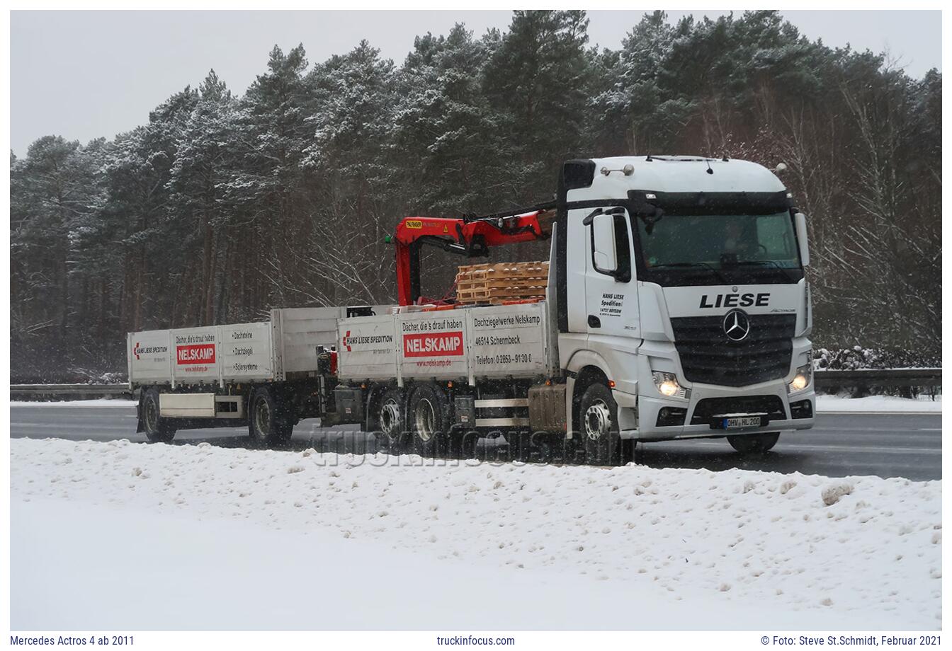 Mercedes Actros 4 ab 2011 Foto Februar 2021