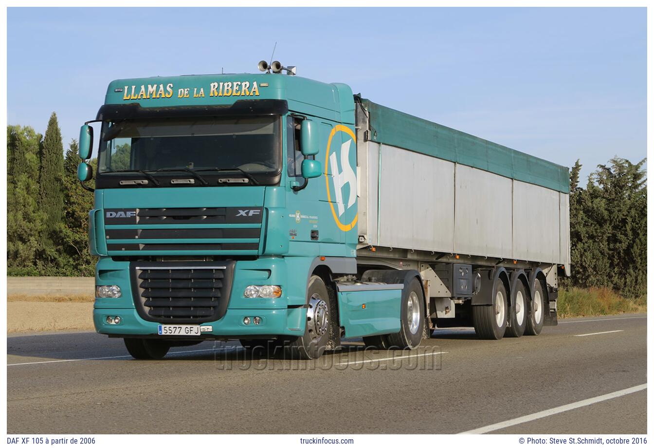 DAF XF 105 à partir de 2006 Photo octobre 2016