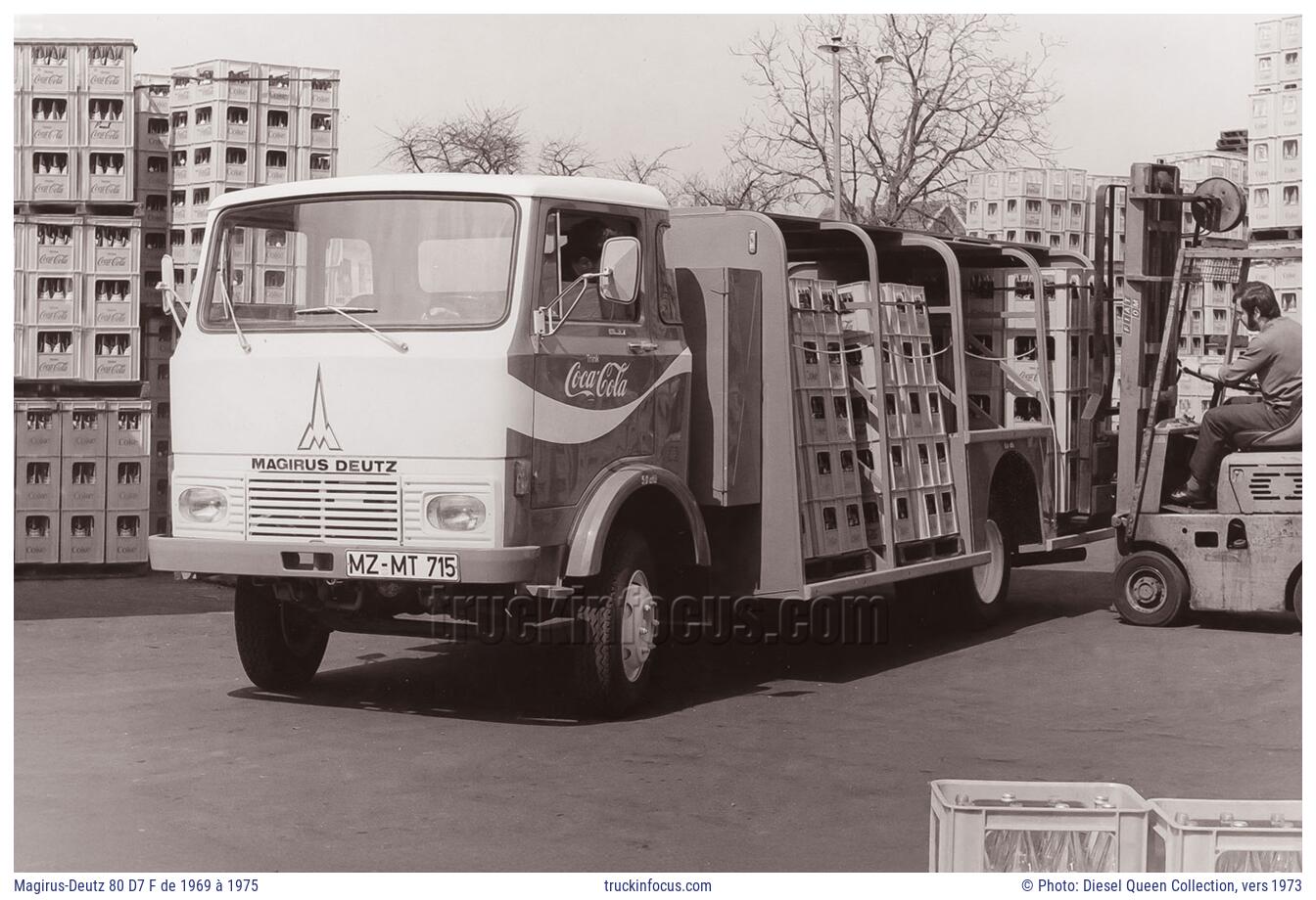 Magirus-Deutz 80 D7 F de 1969 à 1975 Photo vers 1973