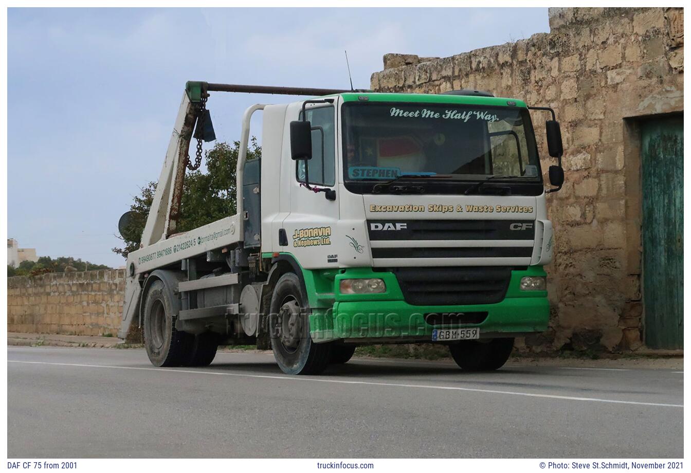 DAF CF 75 from 2001 Photo November 2021