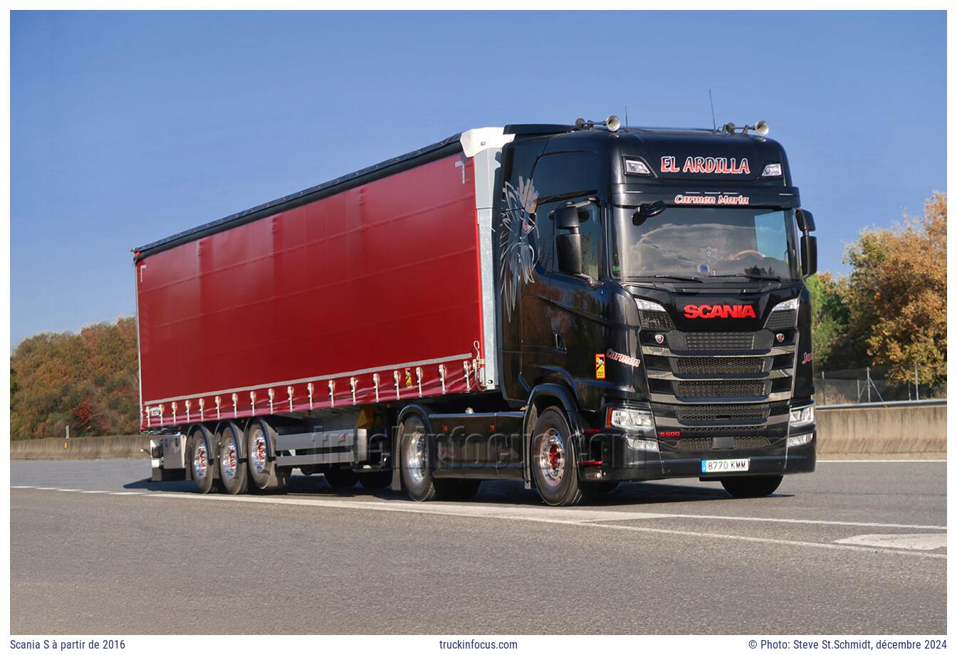 Scania S à partir de 2016 Photo décembre 2024