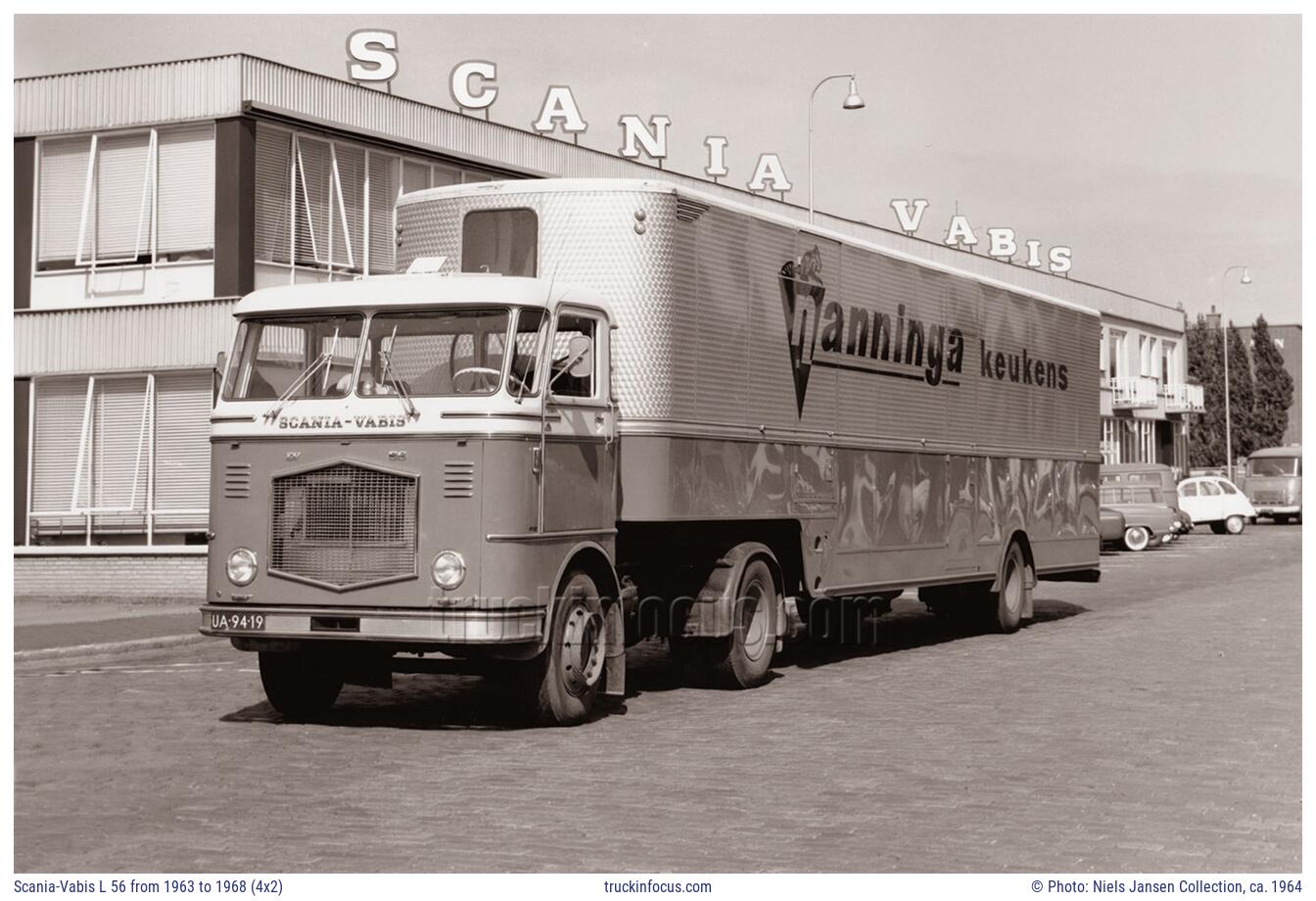 Scania-Vabis L 56 from 1963 to 1968 (4x2) Photo ca. 1964