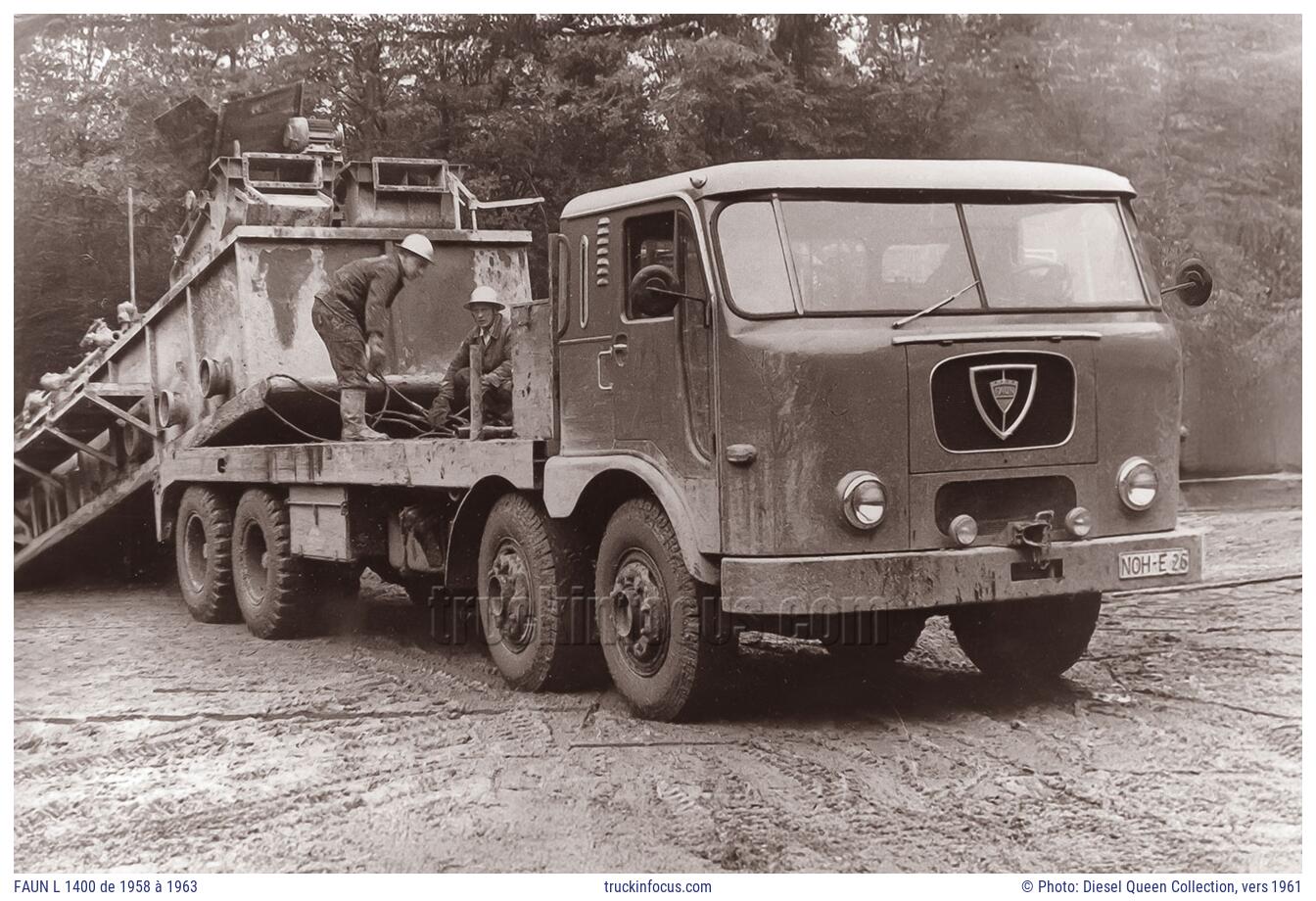 FAUN L 1400 de 1958 à 1963 Photo vers 1961