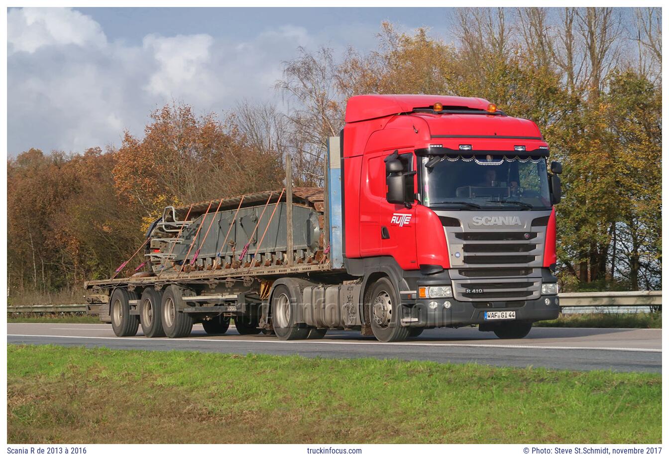 Scania R de 2013 à 2016 Photo novembre 2017