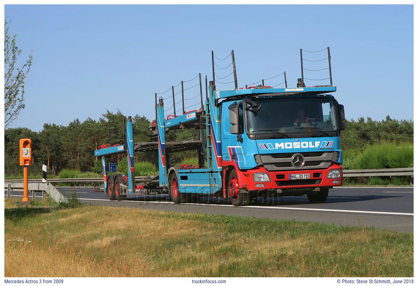 Mercedes Actros 3 from 2009 Photo June 2018