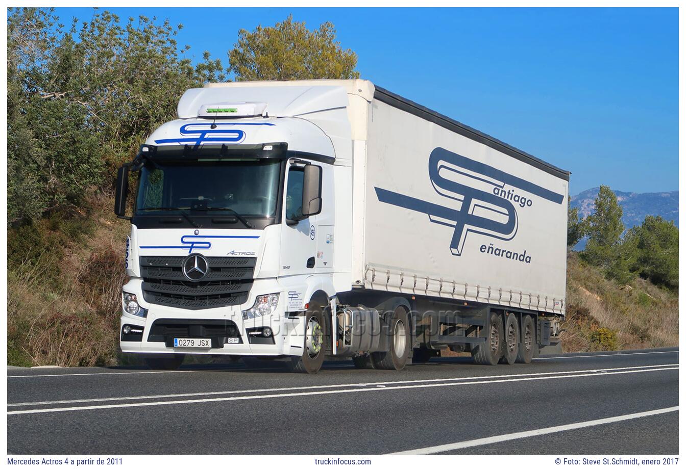 Mercedes Actros 4 a partir de 2011 Foto enero 2017