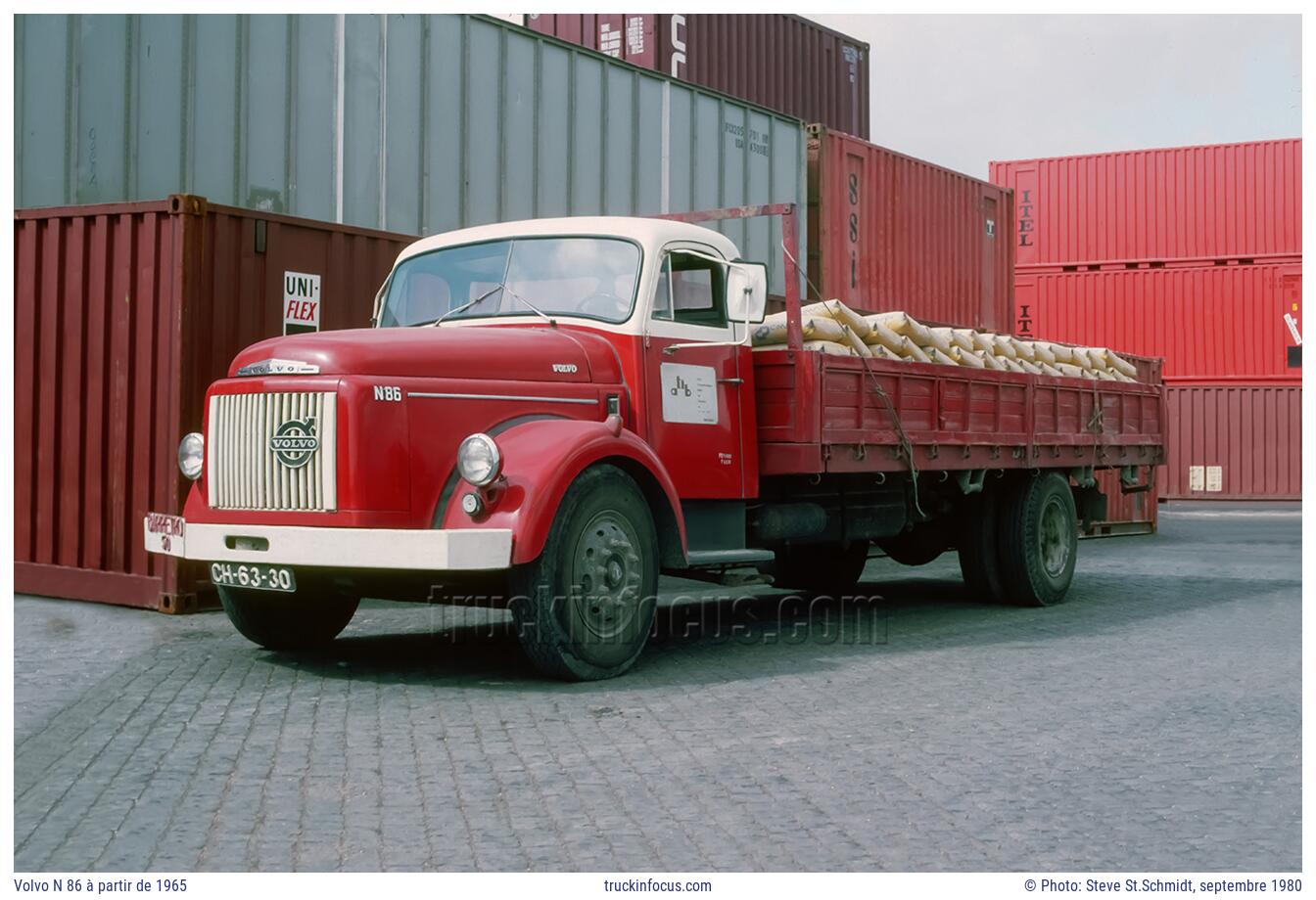 Volvo N 86 à partir de 1965 Photo septembre 1980