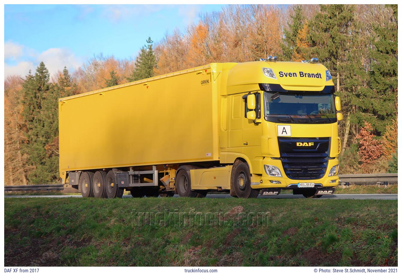 DAF XF from 2017 Photo November 2021