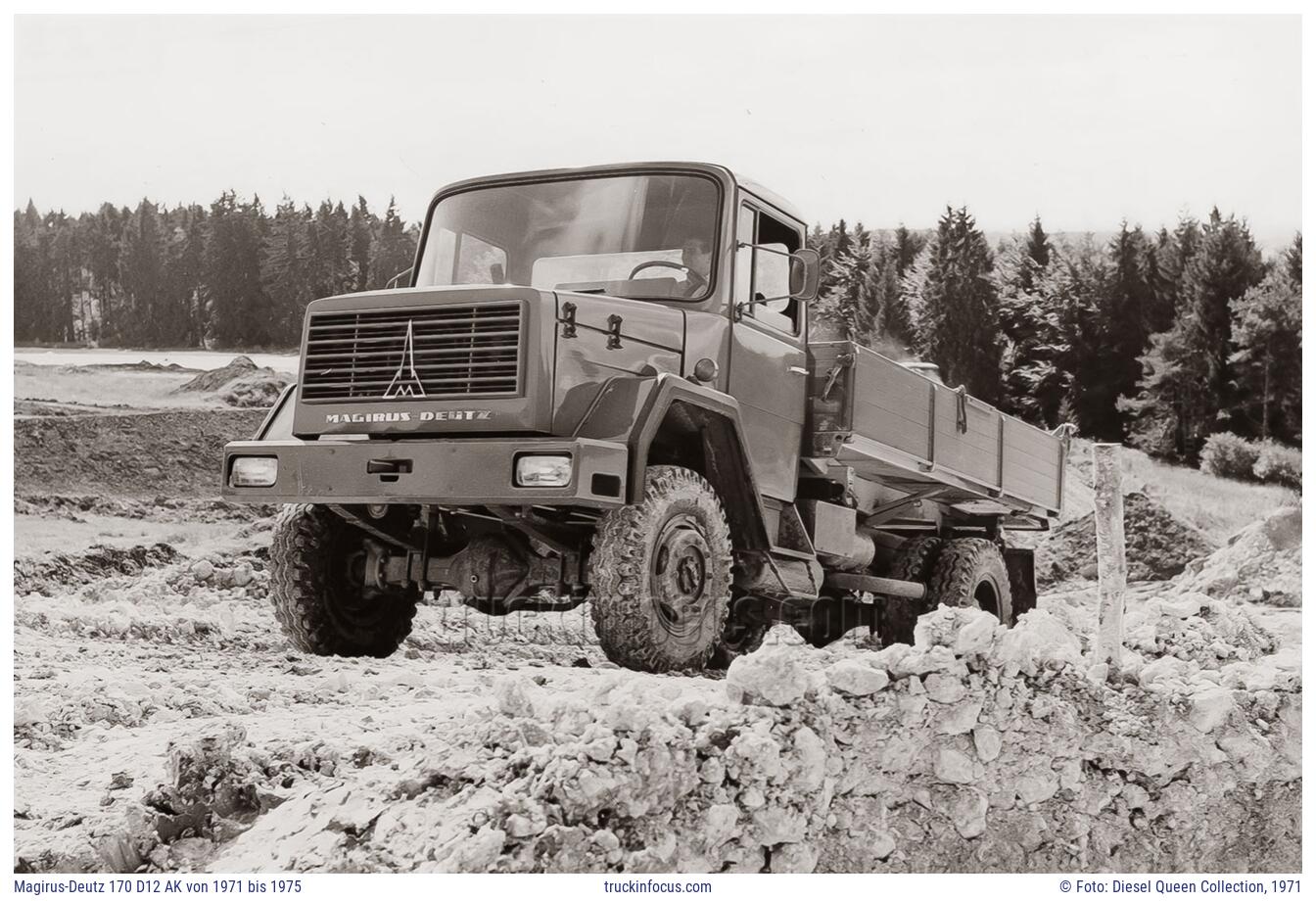 Magirus-Deutz 170 D12 AK von 1971 bis 1975 Foto 1971