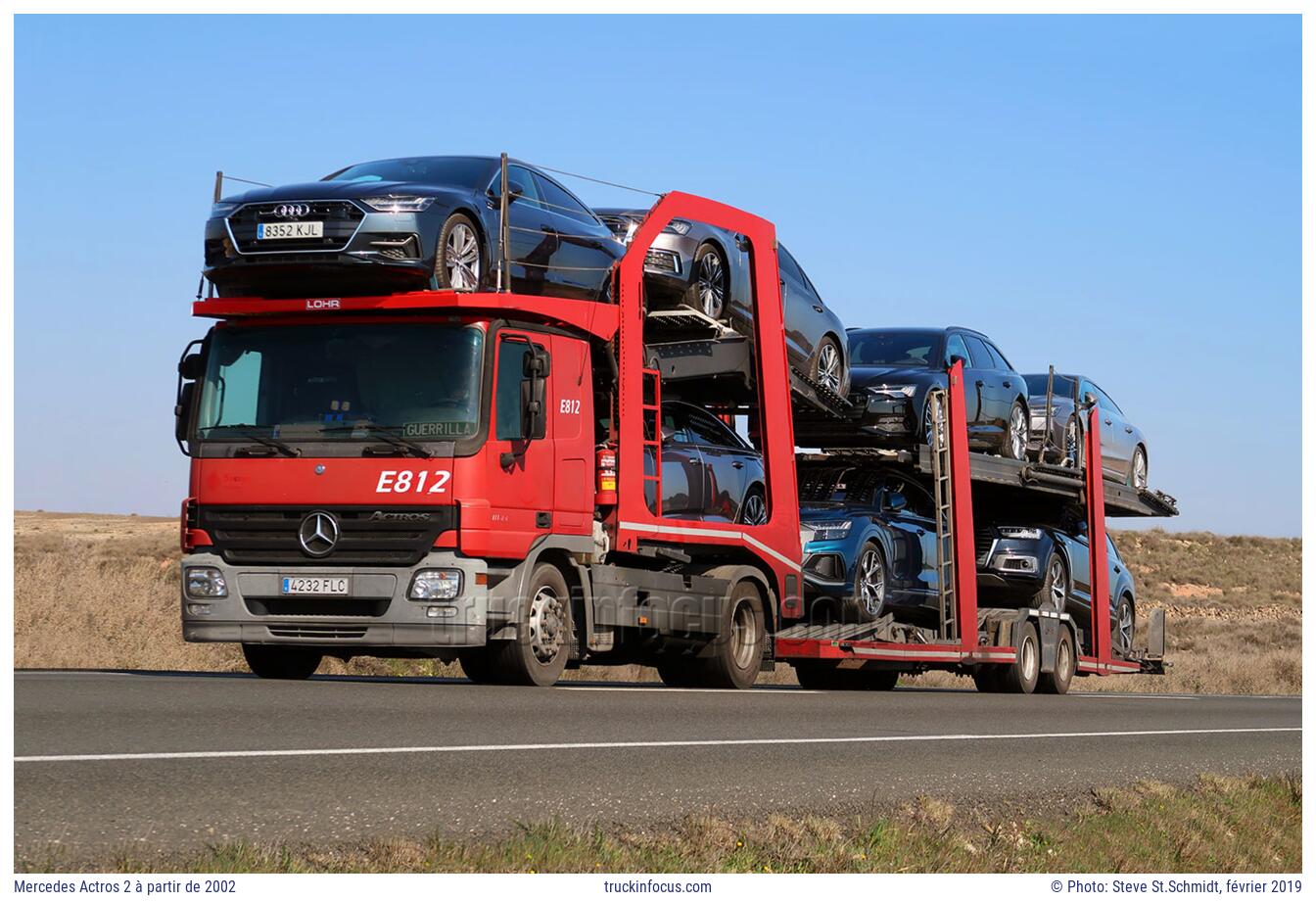 Mercedes Actros 2 à partir de 2002 Photo février 2019