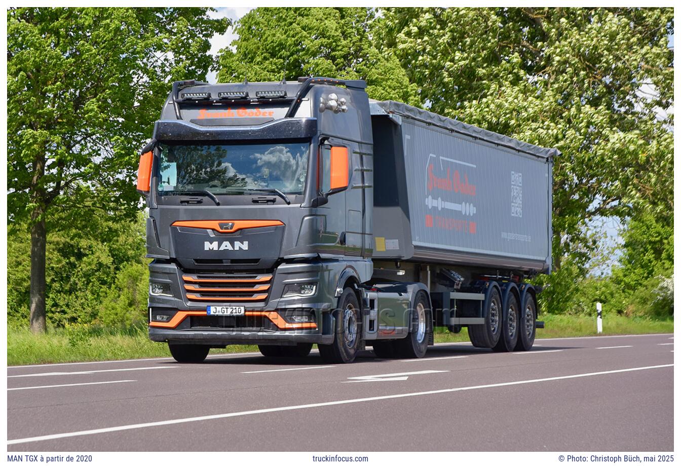 MAN TGX à partir de 2020 Photo mai 2025