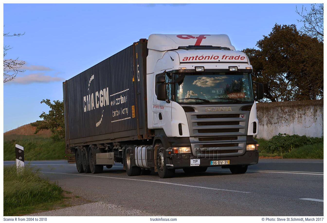 Scania R from 2004 to 2010 Photo March 2017