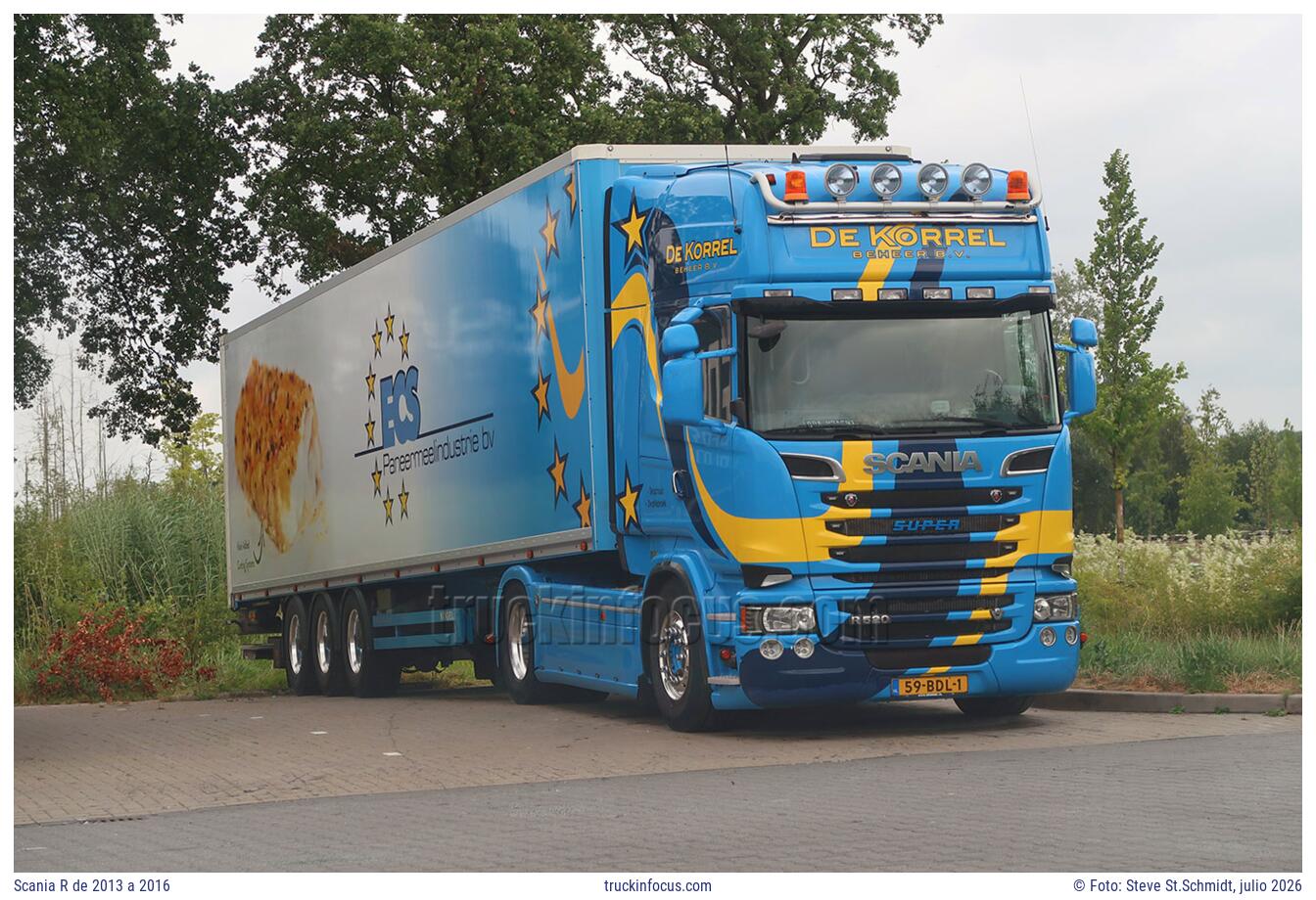 Scania R de 2013 a 2016 Foto julio 2026