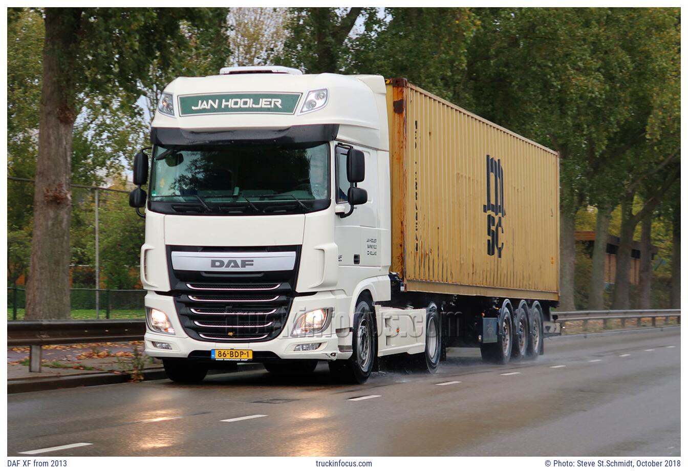 DAF XF from 2013 Photo October 2018