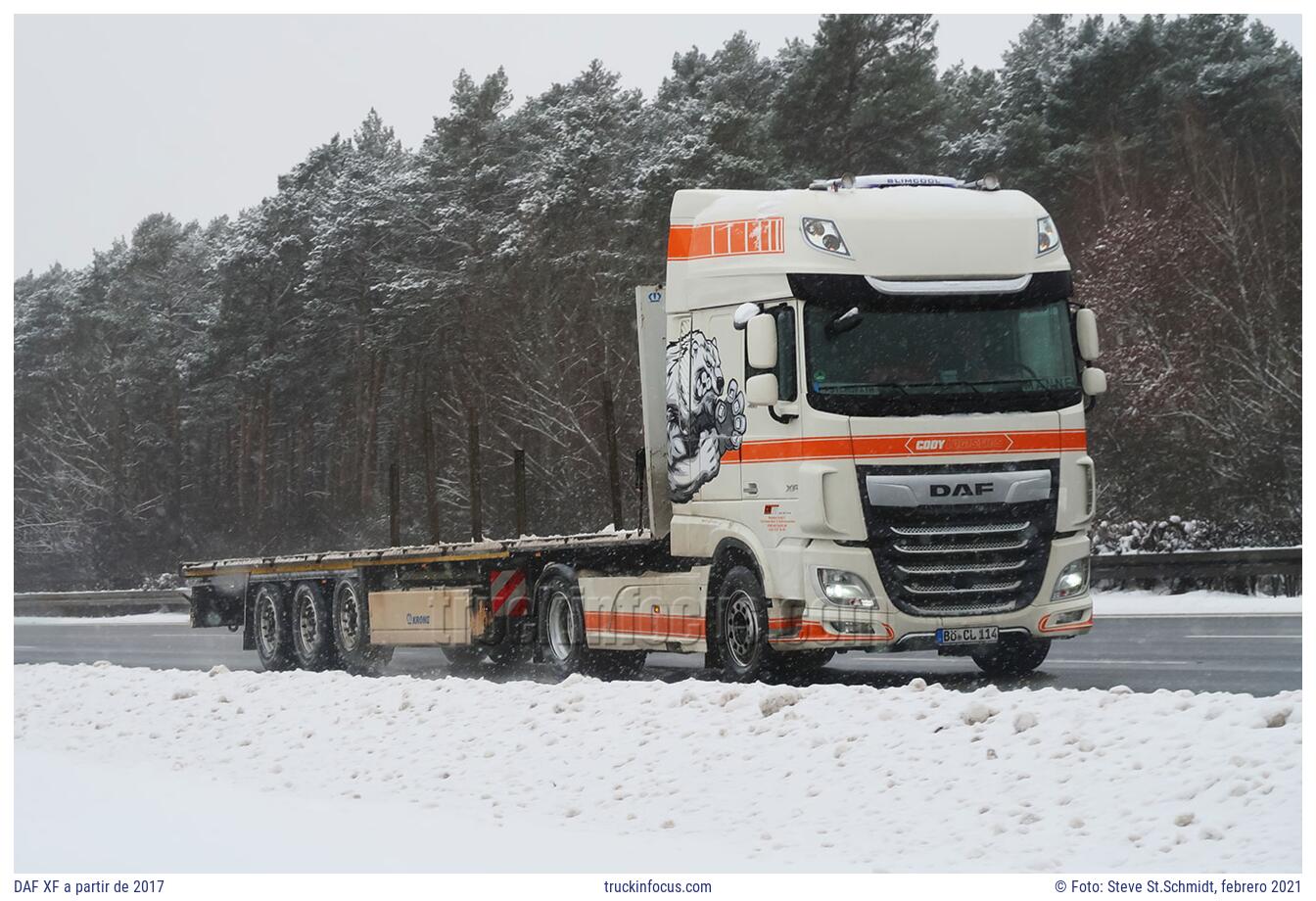 DAF XF a partir de 2017 Foto febrero 2021