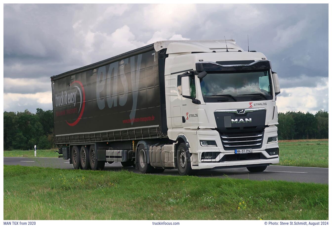 MAN TGX from 2020 Photo August 2024