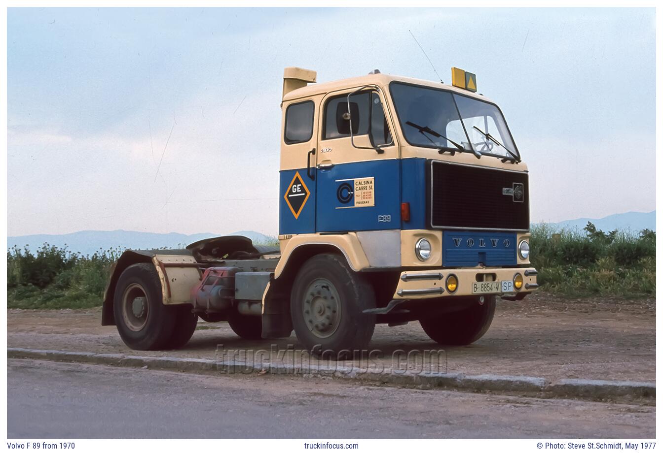 Volvo F 89 from 1970 Photo May 1977