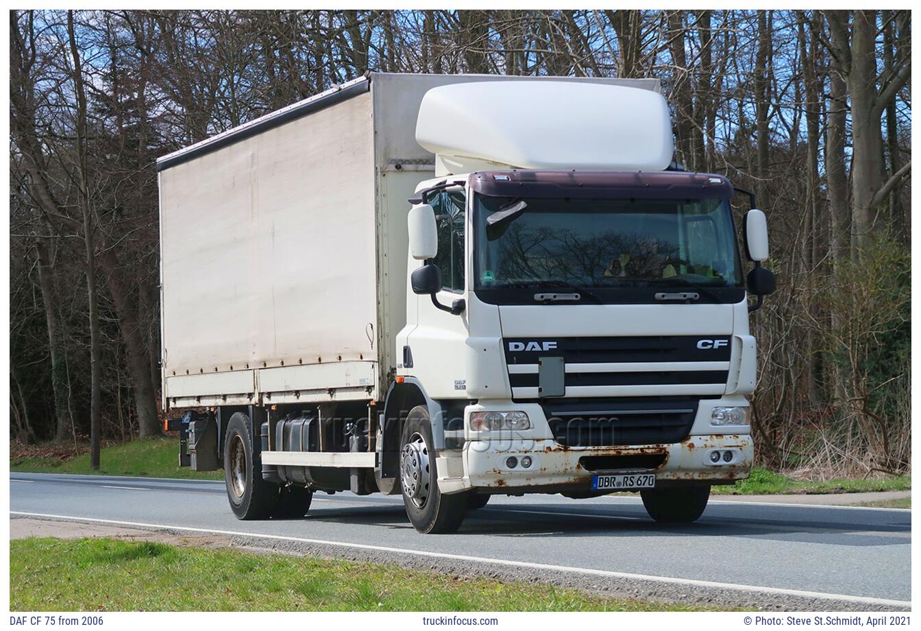 DAF CF 75 from 2006 Photo April 2021