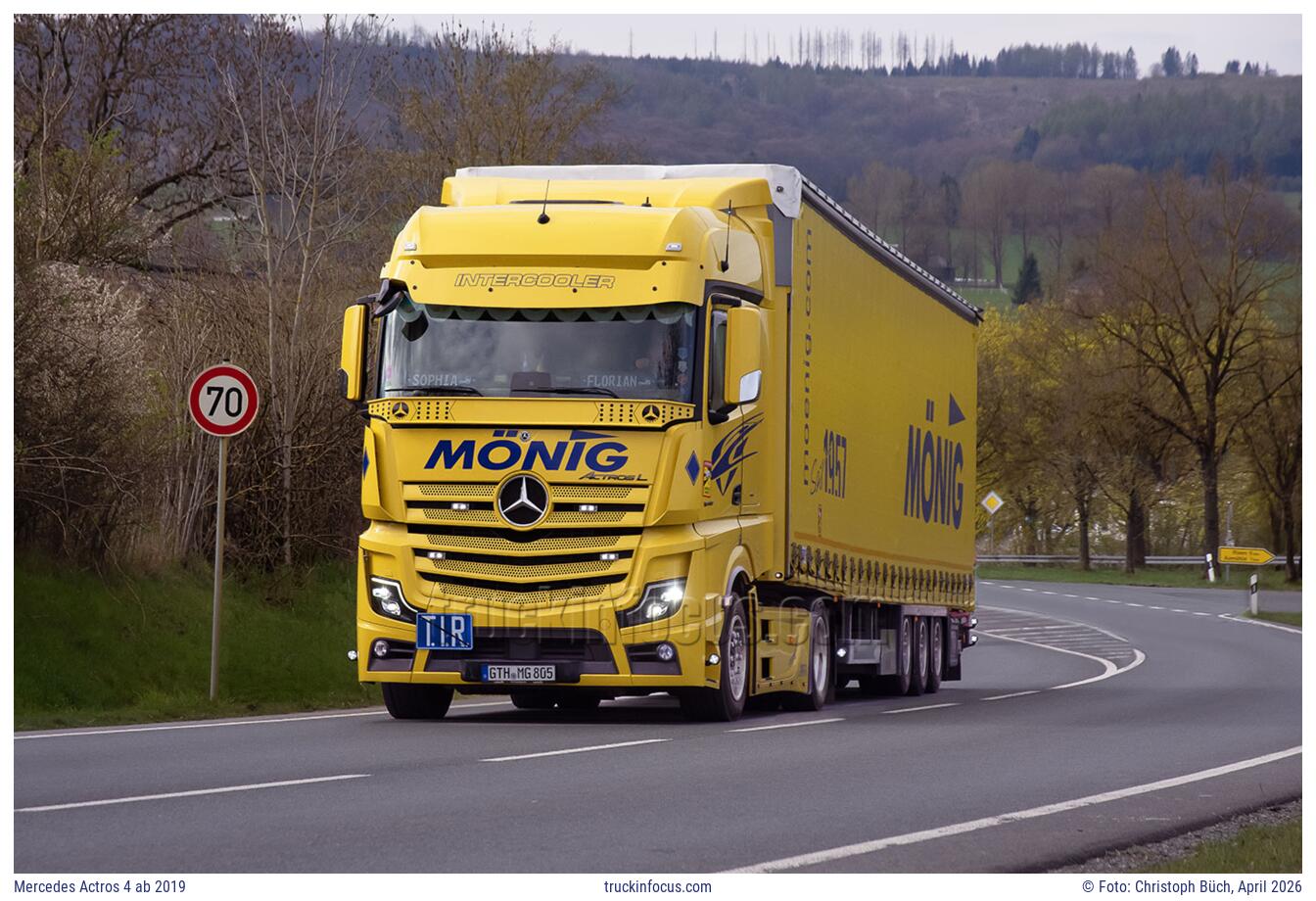 Mercedes Actros 4 ab 2019 Foto April 2026