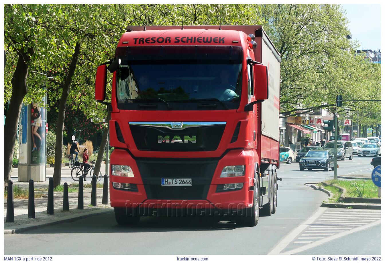 MAN TGX a partir de 2012 Foto mayo 2022