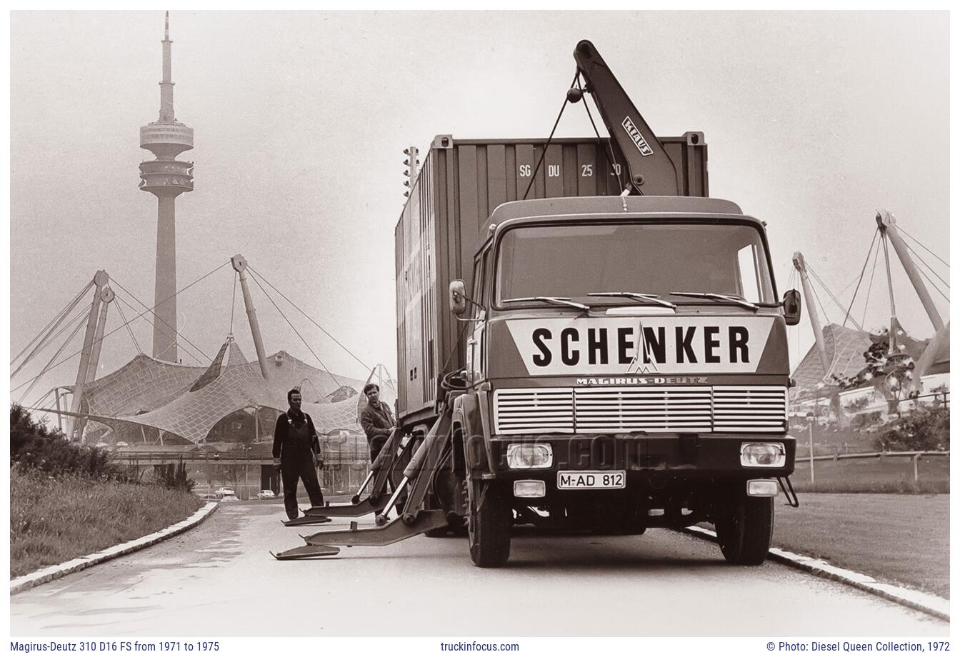 Magirus-Deutz 310 D16 FS from 1971 to 1975 Photo 1972