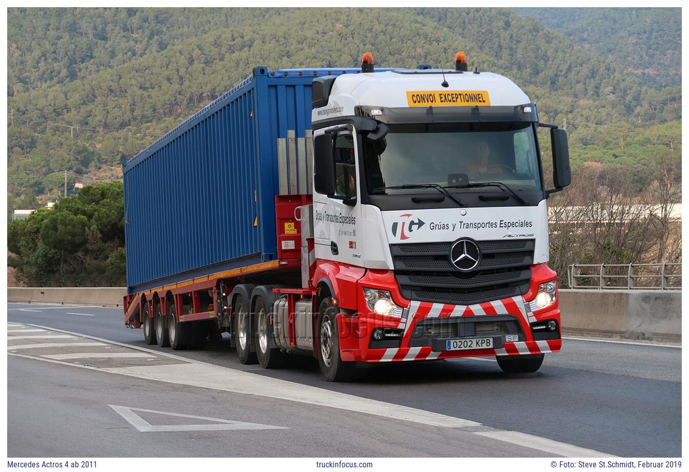 Mercedes Actros 4 ab 2011 Foto Februar 2019